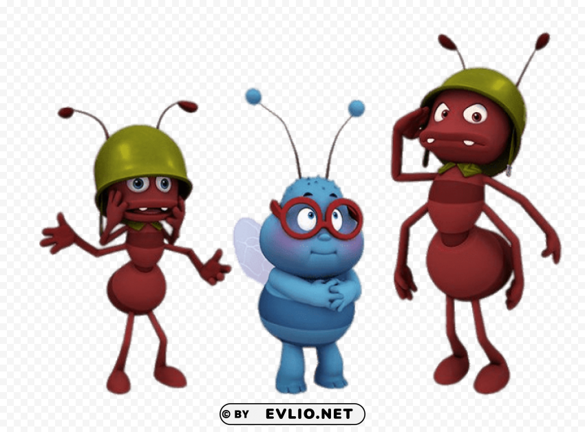 barry and the ants Isolated Element in Clear Transparent PNG