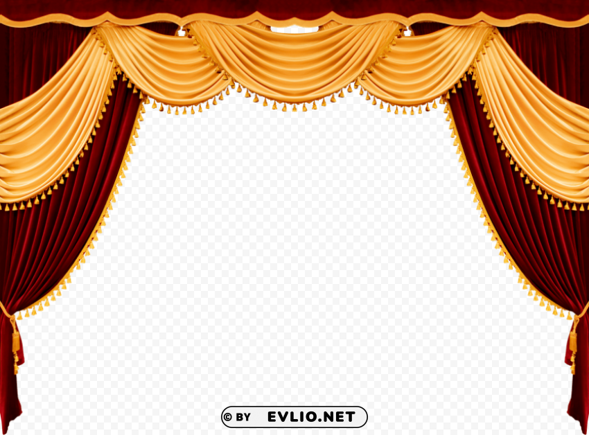 Curtains PNG Transparent Artwork