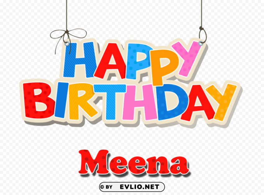 meena name logo PNG Graphic Isolated on Clear Background