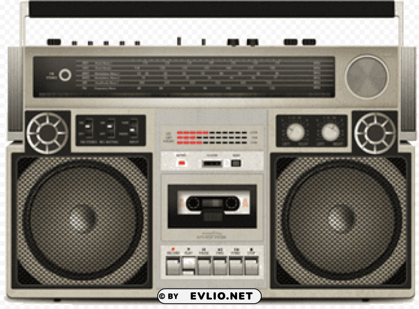 old audio cassette player Transparent PNG images for design