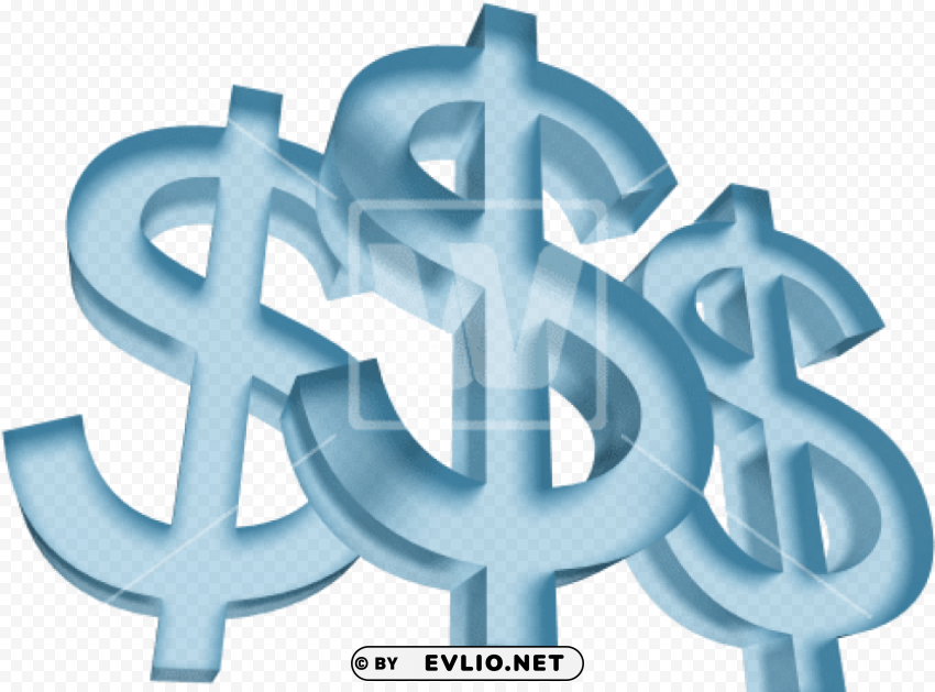 dollar symbols Transparent PNG graphics complete collection