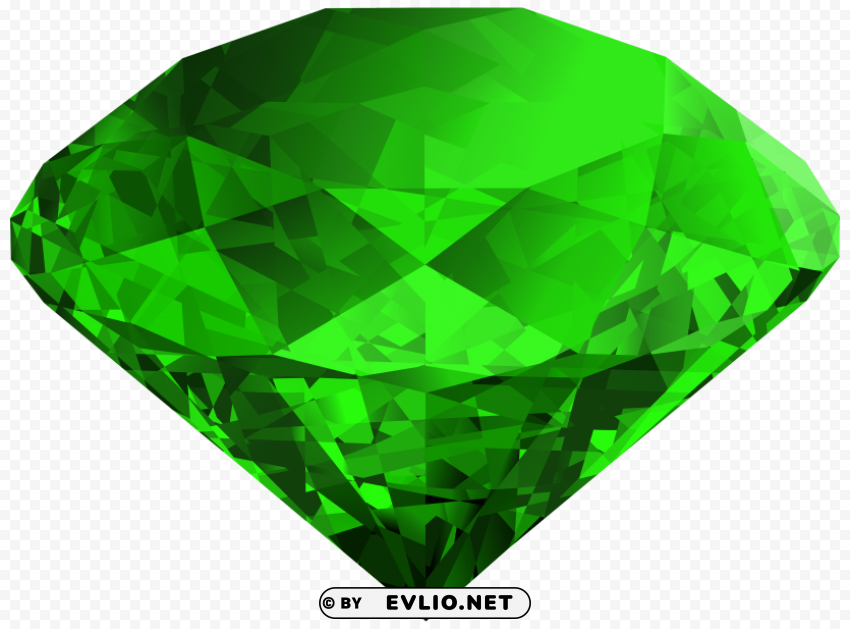 emerald gem PNG Image with Isolated Icon