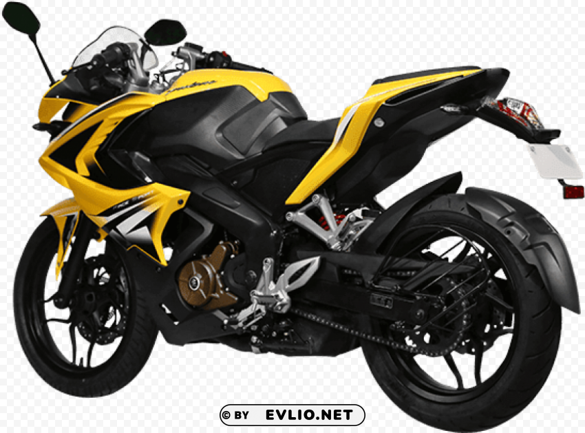 pulsar 200 sports bike Isolated Character on HighResolution PNG