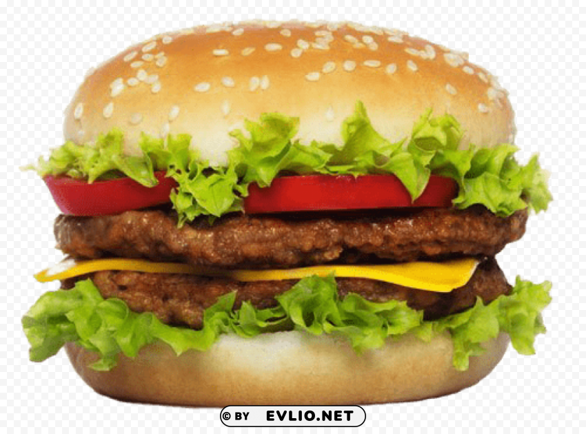 hamburger image Clear Background PNG Isolated Graphic