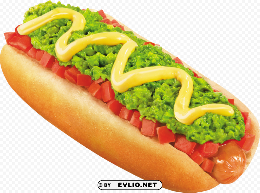 Hot Dog Isolated Artwork In Transparent PNG