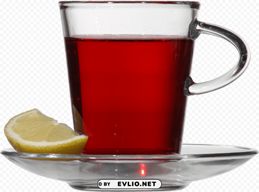 red tea with lemon Transparent PNG images for graphic design