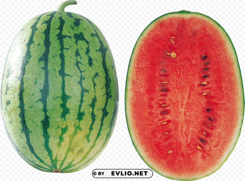 watermelon PNG Image with Isolated Artwork