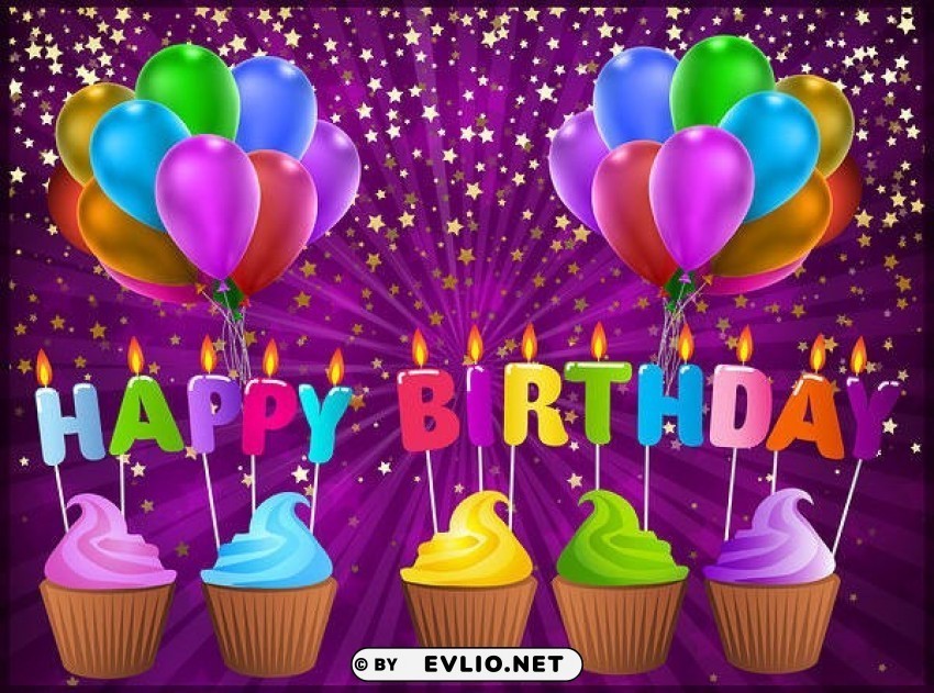 Happy Birthday Card Free PNG Images With Transparency Collection