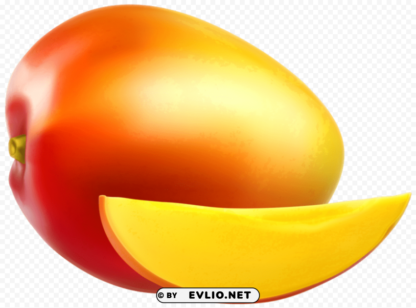 mango Isolated Character in Transparent PNG