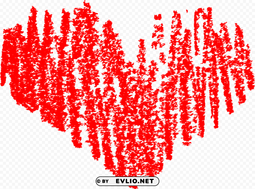  background crayon heart HighQuality Transparent PNG Isolated Graphic Design