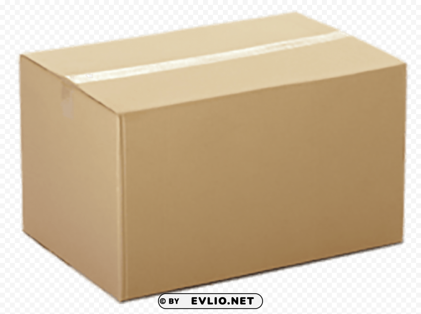 Closed Cardboard Box - with Transparency - ID 44fb5873 Free PNG transparent images