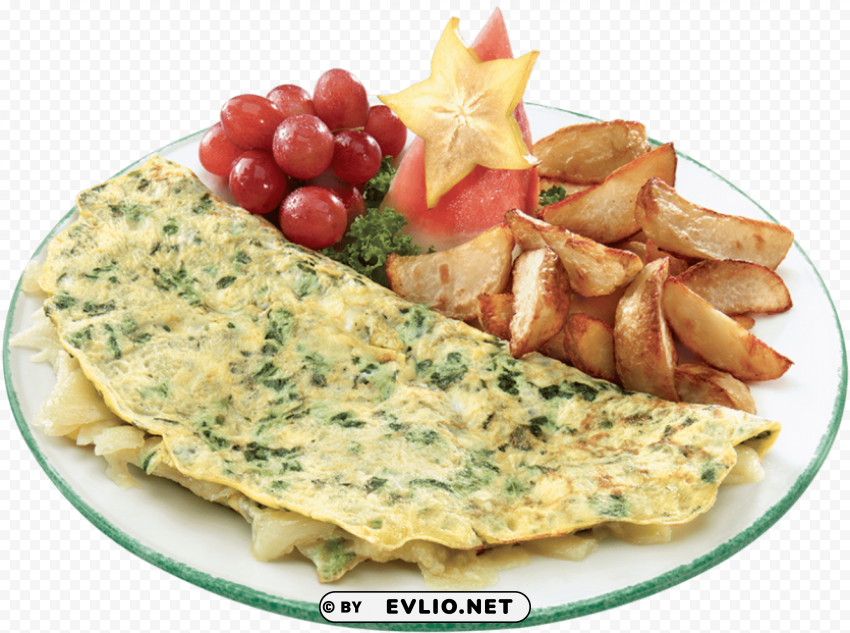omelette PNG for educational projects