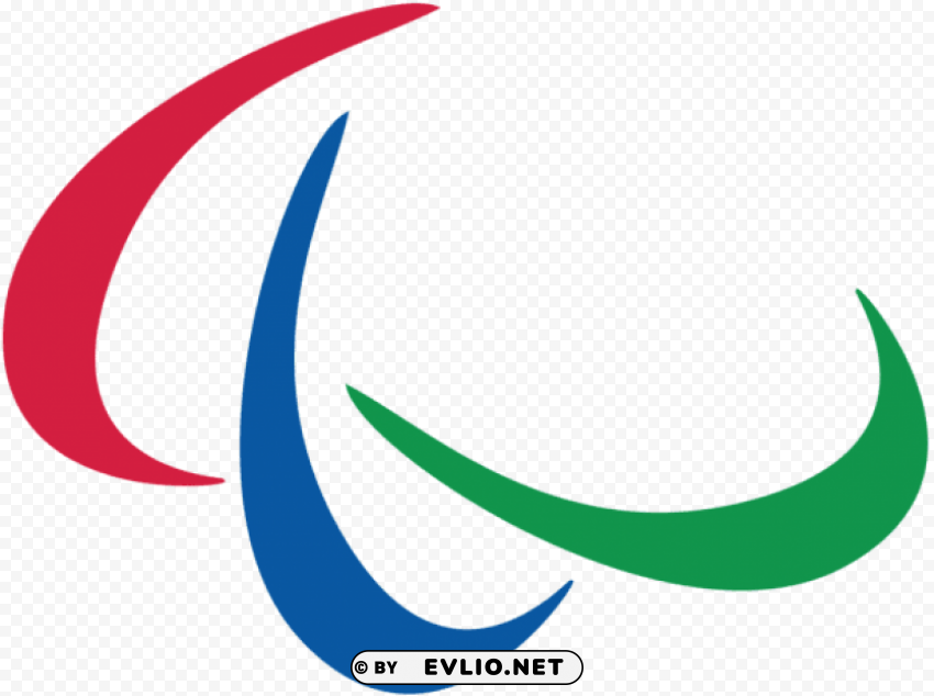 paralympic agitos officiallogo Isolated Character on Transparent Background PNG