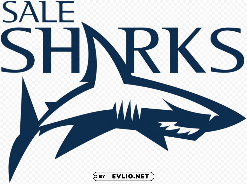 PNG image of sale sharks rugby logo PNG Image with Isolated Element with a clear background - Image ID 61ae2239