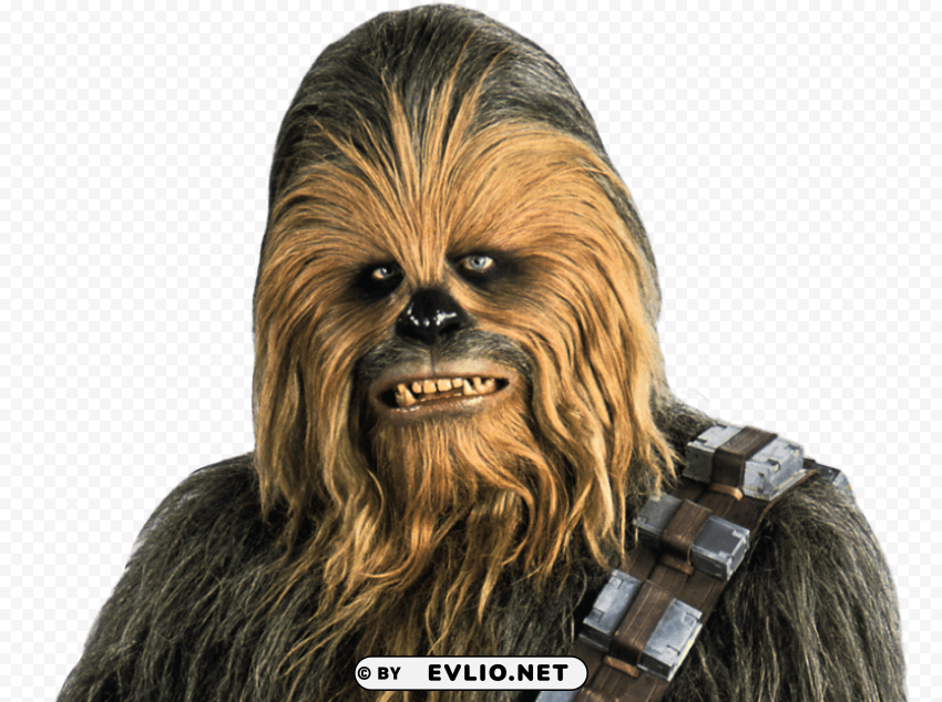 star wars chewbacca PNG with Transparency and Isolation