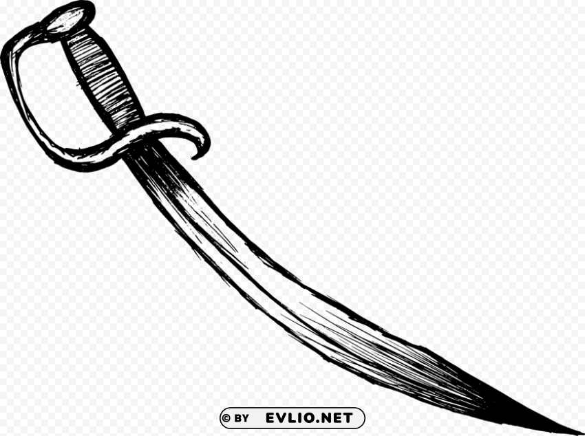 Sword Drawing PNG With Alpha Channel