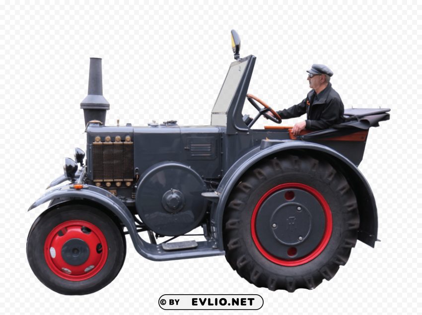 Agricultural Tractor HighResolution PNG Isolated Illustration