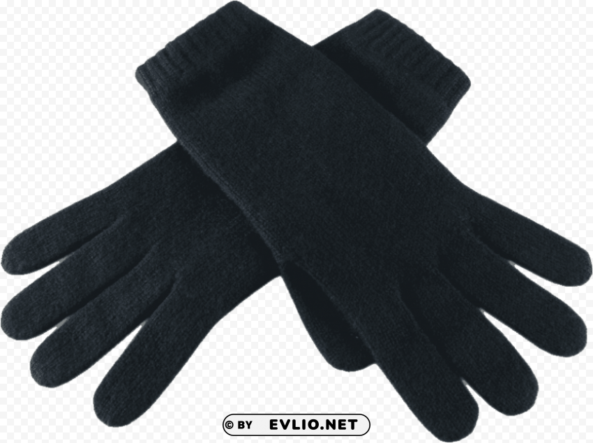 black gloves PNG images with alpha transparency selection