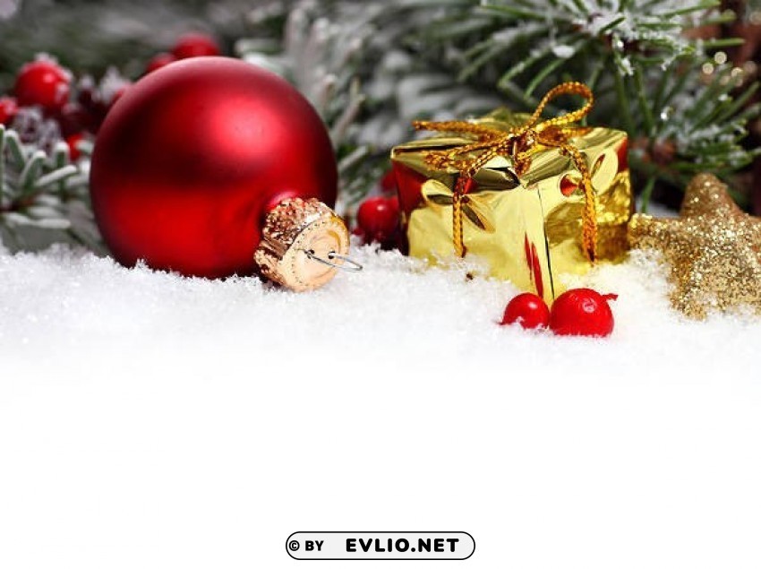 Christmaswith Gold Gift High-quality PNG Images With Transparency