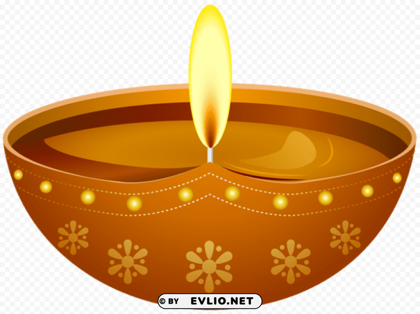 diwali candle HighResolution Transparent PNG Isolated Element clipart png photo - b4cc4289