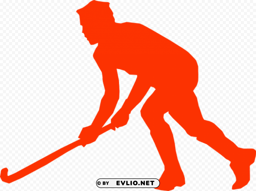 field hockey male player Isolated Element in HighResolution Transparent PNG