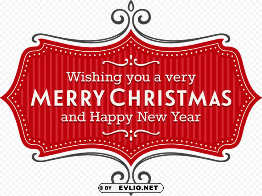 merry christmas and happy new year - merry christmas and happy new year Isolated PNG Object with Clear Background