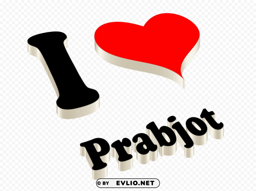 Prabjot 3d Letter Name HighQuality PNG With Transparent Isolation