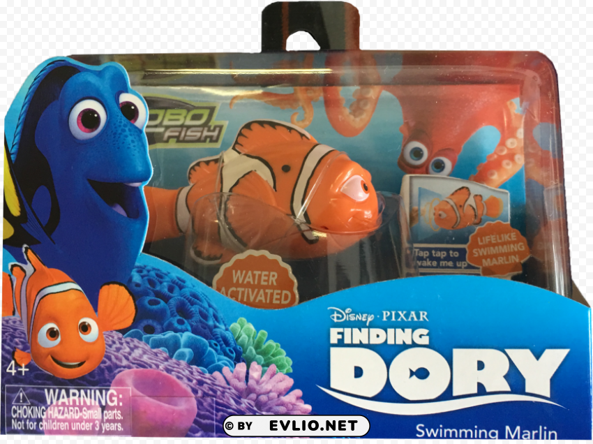 dory robotic swimming fish PNG images with alpha transparency layer