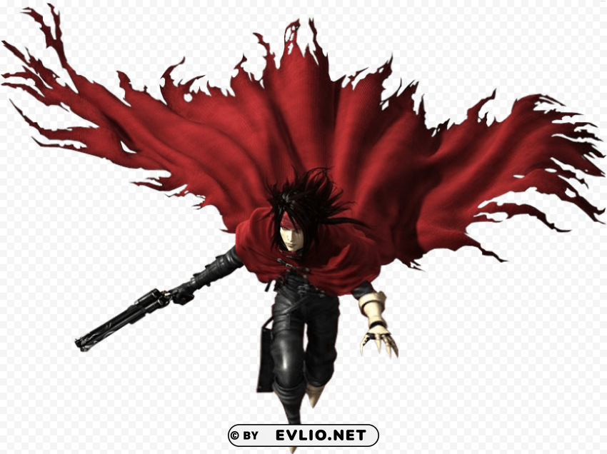 final fantasy vincent valentine Isolated Graphic on HighResolution Transparent PNG