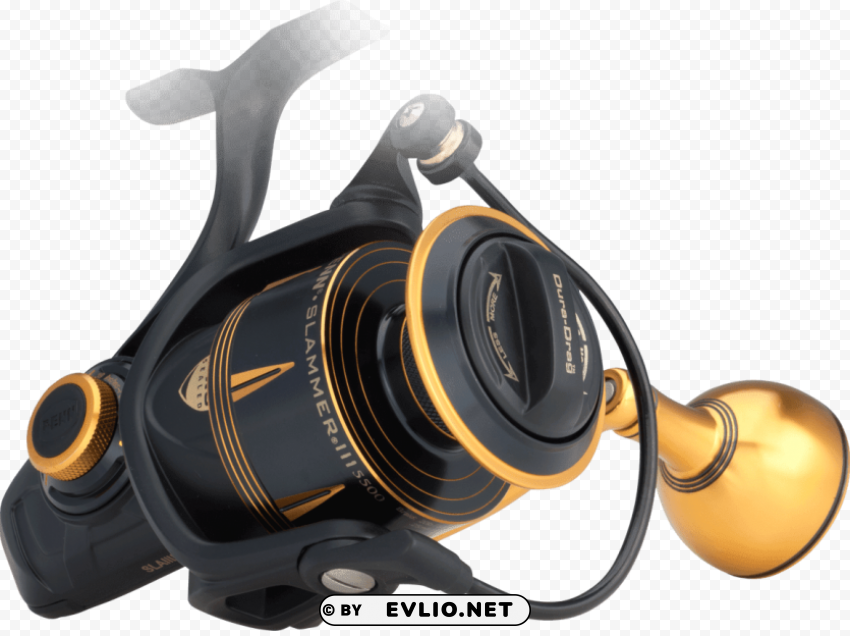 fishing reel Isolated Character on Transparent Background PNG