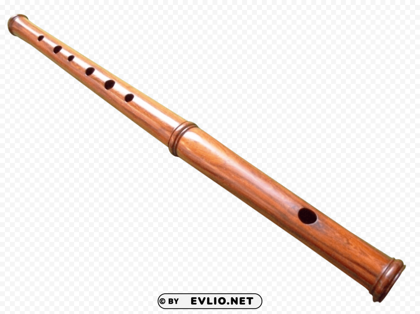 flute Transparent PNG Artwork with Isolated Subject