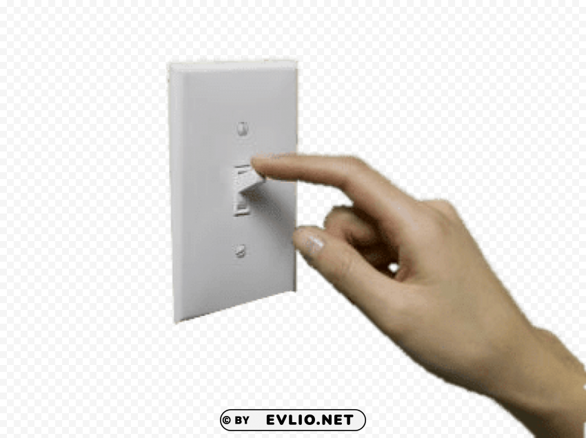 light switch and hand cut PNG images with no watermark