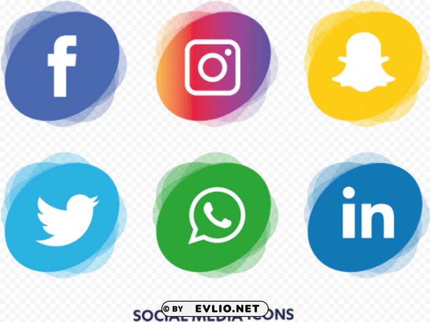 social media icons PNG images with alpha mask PNG transparent with Clear Background ID 929b811c