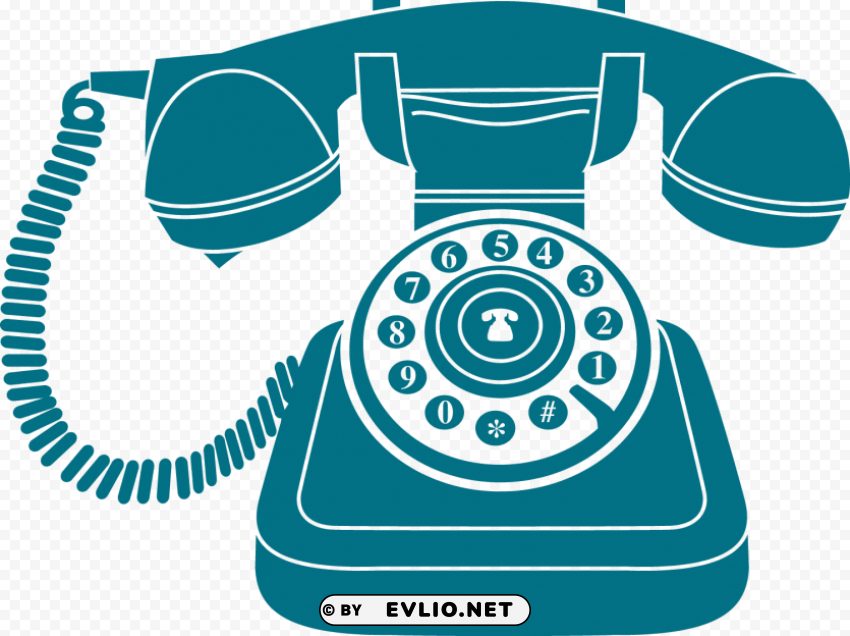 Vintage Phone Logo PNG Images For Printing