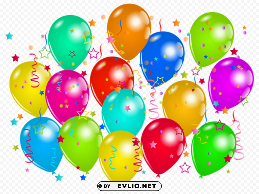 balloons decoration PNG transparency
