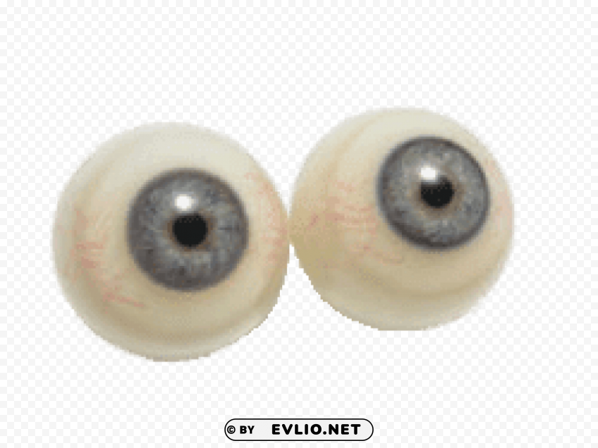 Transparent background PNG image of eyeballs grey eyes Transparent Cutout PNG Graphic Isolation - Image ID afd38c28