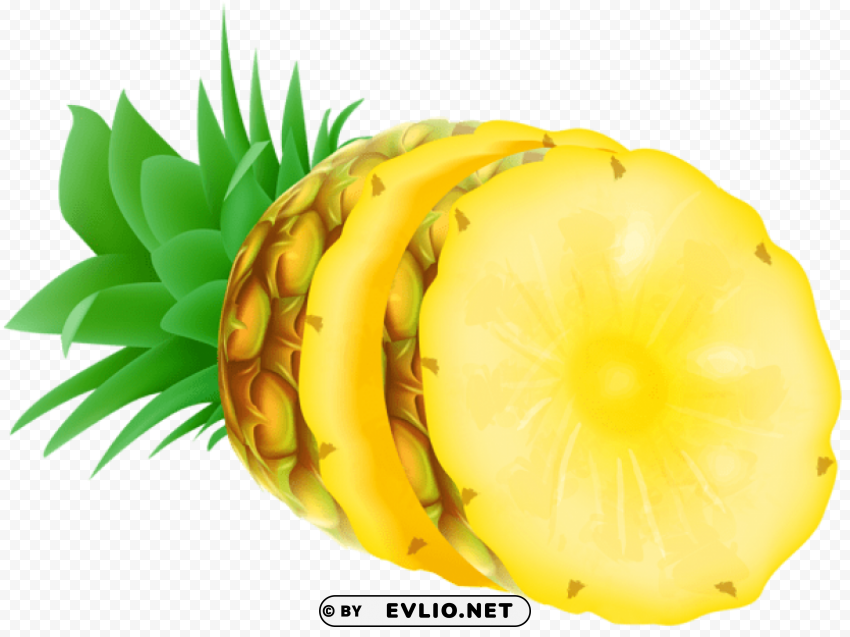pineapple ClearCut Background Isolated PNG Art
