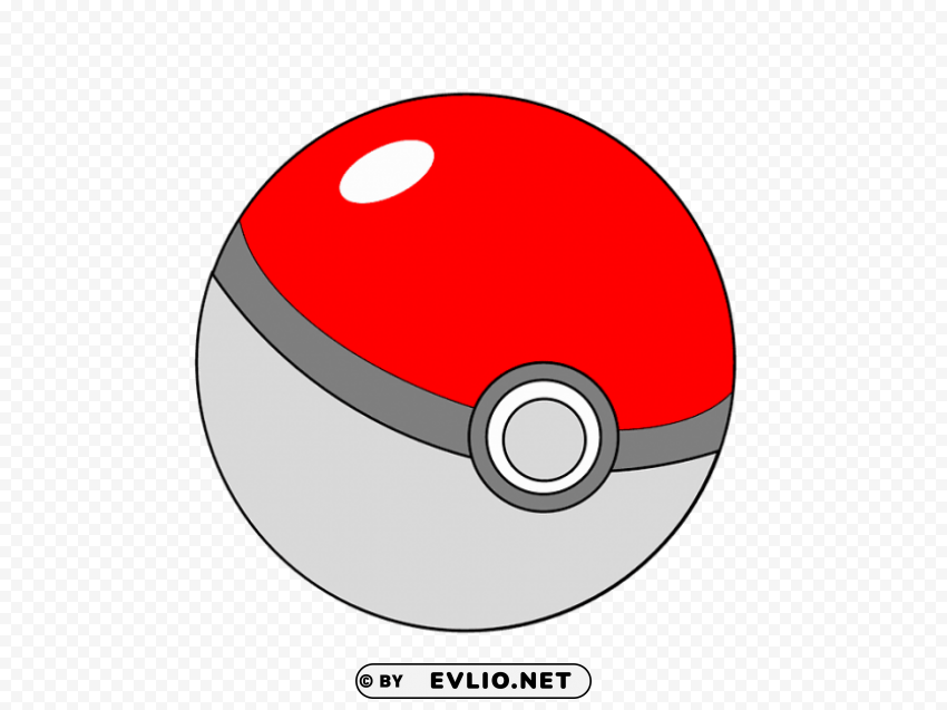 pokeball Isolated PNG Item in HighResolution