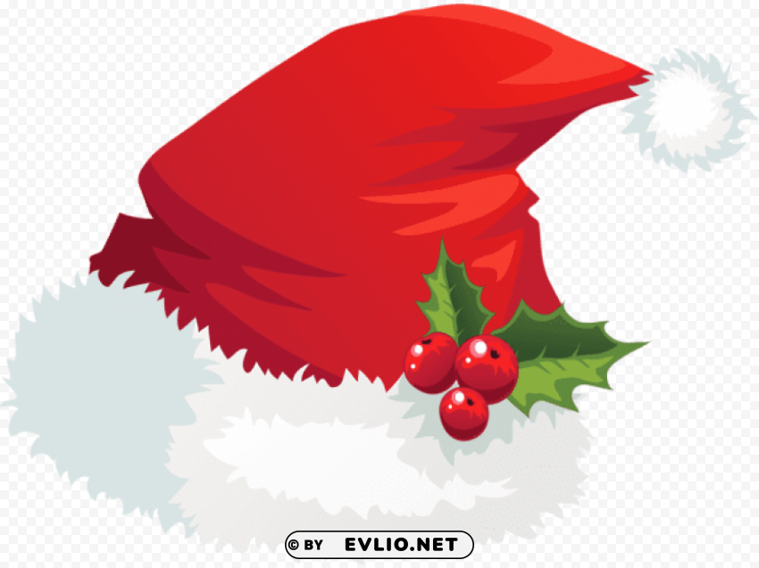  Santa Hat With Mistletoe PNG Transparent Images Extensive Collection