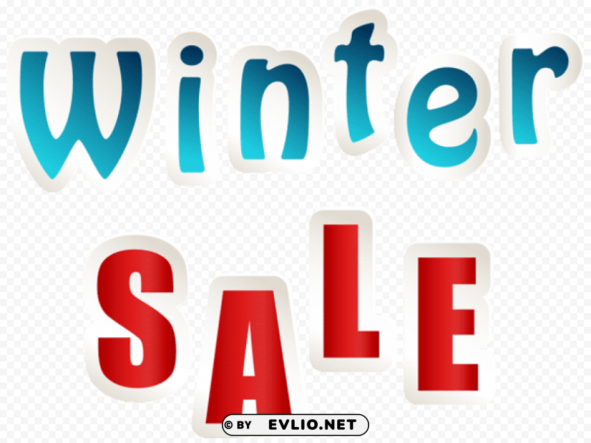 Winter Sale Transparent Background PNG Isolated Illustration