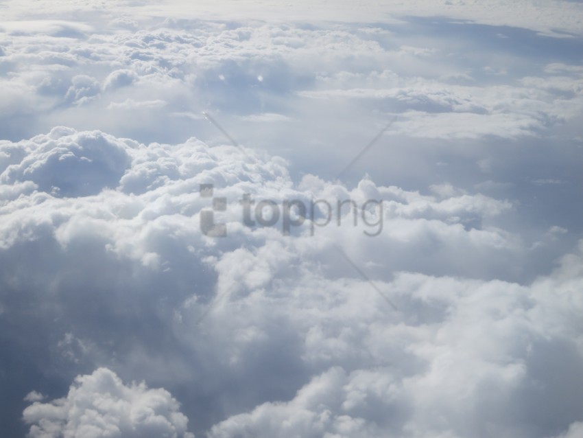 above the clouds Isolated Character on HighResolution PNG