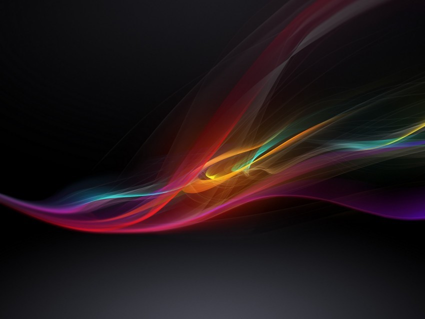 abstraction colorful wavy curve PNG files with transparent elements wide collection 4k wallpaper