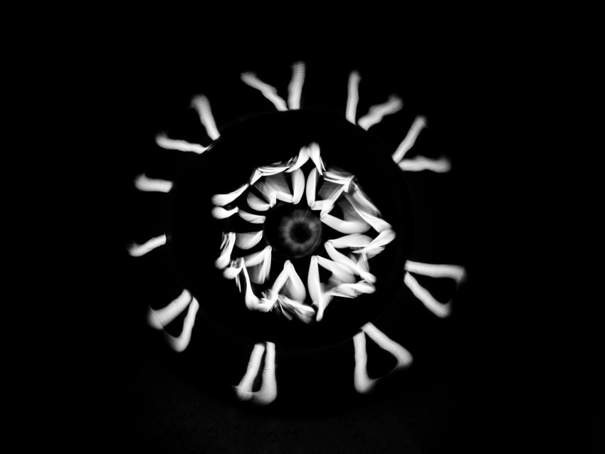 abstraction kaleidoscope bw light motion motion blur High-resolution transparent PNG images