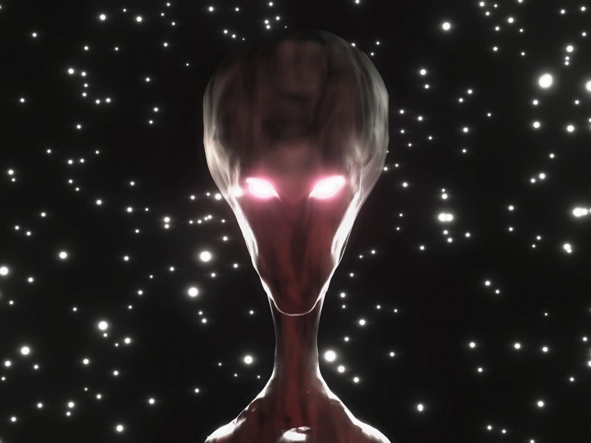 alien humanoid face glow stars PNG transparent photos extensive collection
