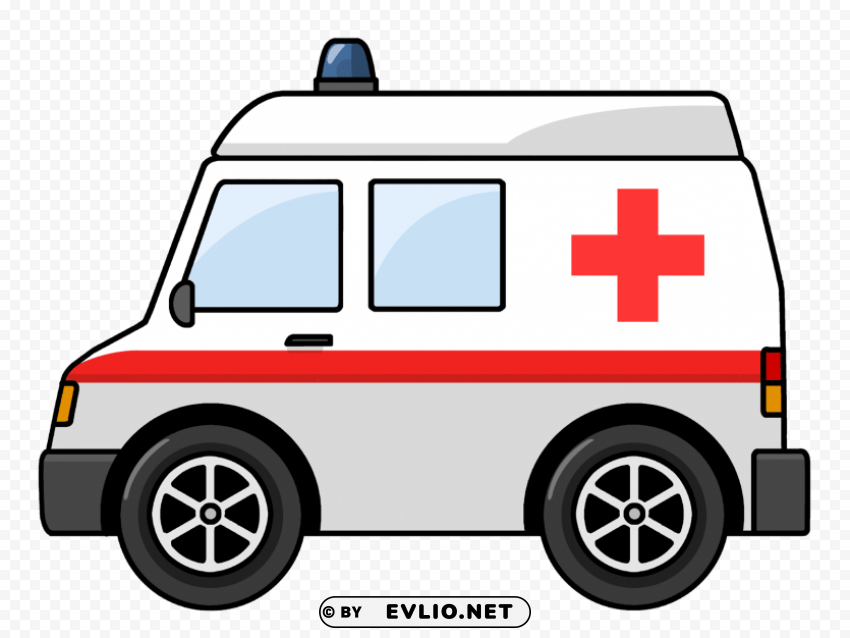 ambulance Transparent PNG images set