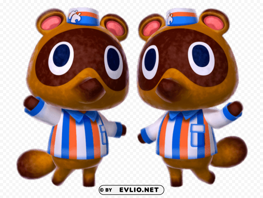 animal crossing timmy and tommy Isolated Element in HighQuality PNG