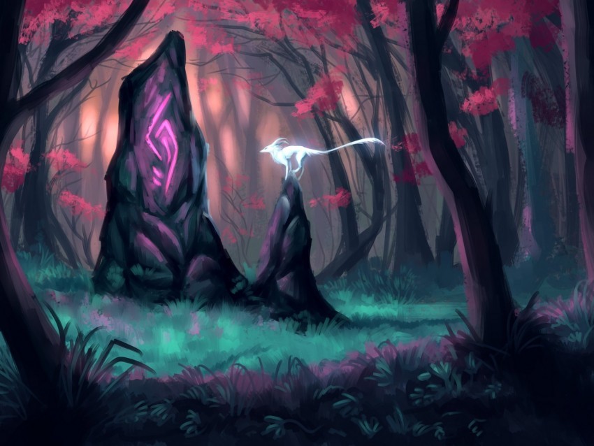 animal fantastic predator art forest magic forest Transparent PNG Isolated Subject