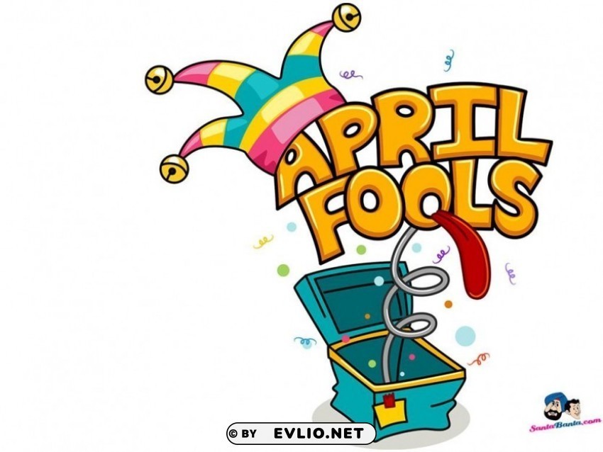 april fool image Clear Background Isolated PNG Illustration