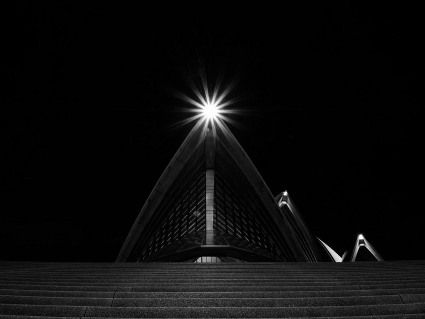 architecture bw building sydney australia Isolated Graphic on Clear PNG