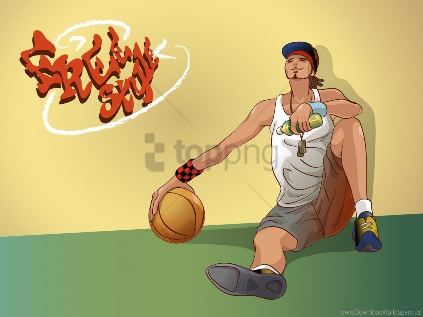 ball basketball basketball player boy sport wallpaper Isolated Icon with Clear Background PNG